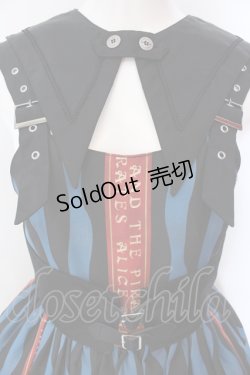 画像2: ALICE and the PIRATES / Escape Beast 柄ジャンパースカート  ネイビ O-25-06-23-013-PA-OP-IG-OS