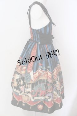 画像4: ALICE and the PIRATES / Escape Beast 柄ジャンパースカート  ネイビ O-25-06-23-013-PA-OP-IG-OS