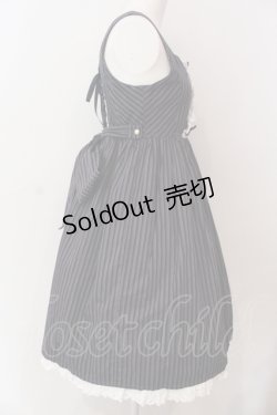 画像3: ALICE and the PIRATES / Annabelleストライプジャンパースカート  ネイビー O-25-06-23-015-PA-OP-IG-OS