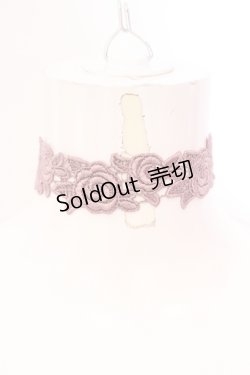 画像1: Victorian maiden / ローズレースチョーカー  ローズ O-25-06-24-001-CL-AC-IG-OS