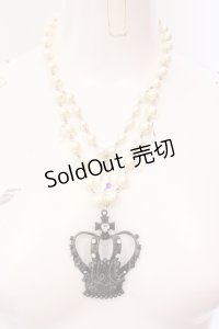 BABY,THE STARS SHINE BRIGHT / Royal Crown ネックレス  アンティーク×パール O-25-06-24-004-BA-AC-IG-OS