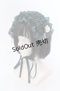 metamorphose / チュールレースヘッドドレス  ボトルグリーン O-25-06-24-039-ME-AC-IG-OS