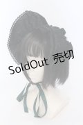 axes femme kawaii / ベルベットドールハーフボンネット  グリーン O-25-06-24-043-AX-AC-IG-ZT271