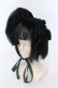画像1: axes femme kawaii / ベルベットドールハーフボンネット  グリーン O-25-06-24-043-AX-AC-IG-OS (1)