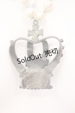画像3: BABY,THE STARS SHINE BRIGHT / Royal Crown ネックレス  アンティーク×パール O-25-06-24-004-BA-AC-IG-OS