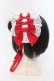 画像3: axes femme kawaii / トーションレースヘッドドレス  アカ O-25-06-24-044-AX-AC-IG-OS (3)