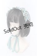 Chalmiere / フリルヘッドドレス  グリーン O-25-06-24-045-LO-AC-IG-OS