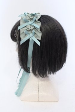 画像3: Chalmiere / フリルヘッドドレス  グリーン O-25-06-24-045-LO-AC-IG-OS