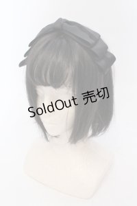 m petit by misako / レースリボンカチューシャ  クロ O-25-06-24-048-LO-AC-IG-OS