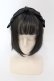 画像2: m petit by misako / レースリボンカチューシャ  クロ O-25-06-24-048-LO-AC-IG-OS (2)
