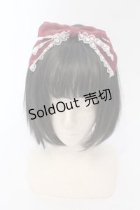 Amavel / Classique Dolly Ribbon スリーピン  ワイン O-25-06-24-056-CA-AC-OW-OS