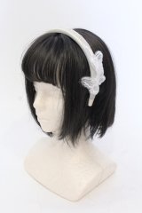 Victorian maiden / ツインパピヨンレースカチューシャ  オフホワイト O-25-06-24-057-CL-AC-OW-ZT271