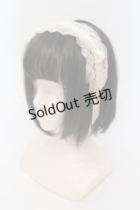 Melody BasKet / 旋律で紡いだレースカチューシャ  アイボリー O-25-06-24-058-LO-AC-OW-OS