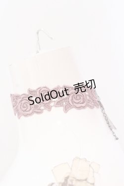 画像2: Victorian maiden / ローズレースチョーカー  ローズ O-25-06-24-001-CL-AC-IG-OS