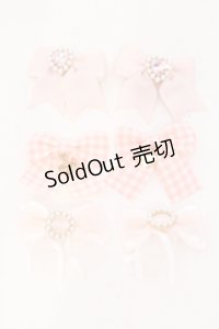 LIZ LISA / ギンガム6コセットクリップ  ピンク O-25-06-24-061-LO-AC-IG-OS