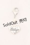 BABY,THE STARS SHINE BRIGHT / ハートスカラップチャーム  シルバー O-25-06-24-074-BA-AC-IG-OS
