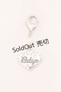 BABY,THE STARS SHINE BRIGHT / ハートスカラップチャーム  シルバー O-25-06-24-074-BA-AC-IG-OS