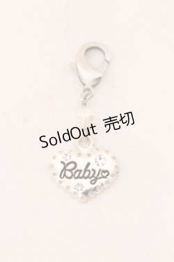 画像1: BABY,THE STARS SHINE BRIGHT / ハートスカラップチャーム  シルバー O-25-06-24-074-BA-AC-IG-OS