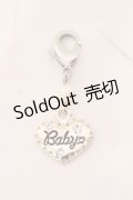 BABY,THE STARS SHINE BRIGHT / ハートスカラップチャーム  シルバー O-25-06-24-075-BA-AC-IG-OS