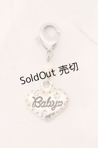 BABY,THE STARS SHINE BRIGHT / ハートスカラップチャーム  シルバー O-25-06-24-075-BA-AC-IG-OS