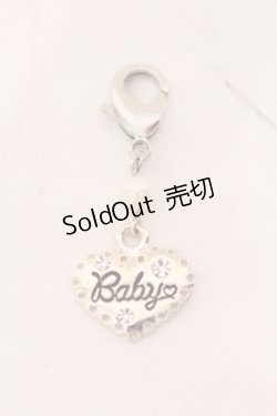 画像1: BABY,THE STARS SHINE BRIGHT / ハートスカラップチャーム  シルバー O-25-06-24-075-BA-AC-IG-OS
