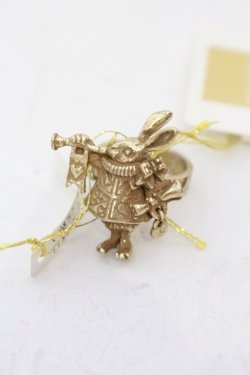 画像1: Jane Marple / アリスうさぎリング 10号 ゴールド O-25-06-24-076-JM-AC-IG-OS