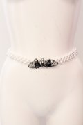 axes femme / リボンキャットパールベルト  シルバー O-25-06-24-007-AX-ZA-IG-OS