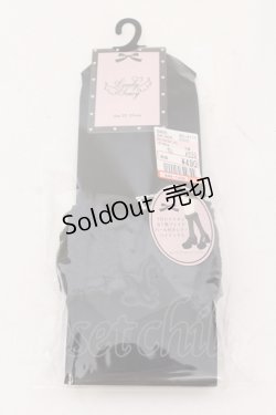 画像1: Lovely Tency / ECLTHSリボンPL 23-25cm クロ O-25-06-24-084-LO-ZA-IG-ZT488