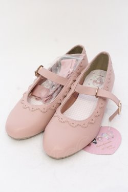 画像1: m petit by misako / サンリオキャラクターズコラボクロミパンプス L ピンク O-25-06-24-089-LO-SH-YM-OS