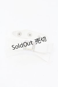 Ank Rouge / リボンブレスレット  シロ O-25-06-24-091-CA-AC-OW-OS