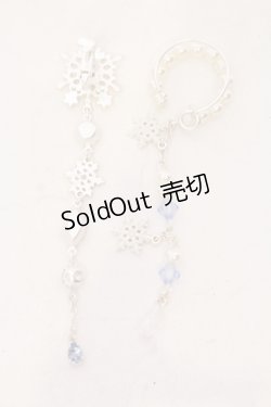 画像3: axes femme / スノークリスタルイヤリング  シルバー系 O-25-06-24-095-AX-AC-IG-ZT208-F004