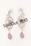 axes femme / レディローズイヤリングピアス  アカ O-25-06-24-098-AX-AC-IG-OS
