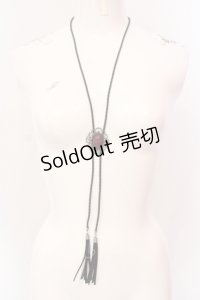 MIHO MATSUDA / ループタイ  ブラック×レッド O-25-06-24-009-GO-AC-IG-OS