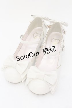 画像1: BABY,THE STARS SHINE BRIGHT / アンティークリボンシューズ M アイボリー O-25-06-24-104-BA-SH-OW-OS