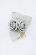 Victorian maiden / バーバリーコサージュ＆リーフコーム  ブルーグレー O-25-06-24-105-CL-AC-OW-OS