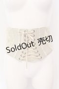 axes femme / レースアップコルセットベルト  生成り O-25-06-24-012-AX-ZA-IG-OS