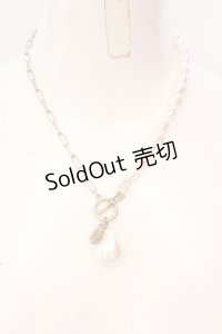 axes femme / パール調ネックレス  ゴールド O-25-06-24-017-AX-AC-OW-OS