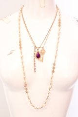 axes femme / 鍵モチーフ2WAYネックレス  ゴールド O-25-06-24-018-AX-AC-OW-OS