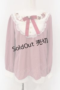 Amavel / AnimalDonutsうさみみブラウス  ピンク O-25-06-26-030-CA-BL-IG-OS