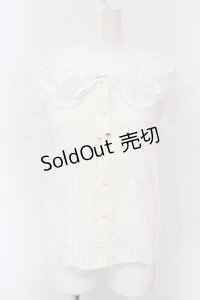 LIZ LISA / お城刺繍ブラウス  シロ O-25-06-26-033-LO-BL-IG-OS
