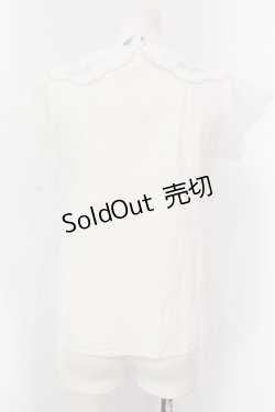 画像5: LIZ LISA / お城刺繍ブラウス  シロ O-25-06-26-033-LO-BL-IG-OS