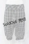 ALICE and the PIRATES / Lucian Martinパンツ  クロ×シロチェック O-25-06-26-005-PA-PA-IG-OS
