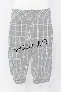 画像1: ALICE and the PIRATES / Lucian Martinパンツ  クロ×シロチェック O-25-06-26-005-PA-PA-IG-OS