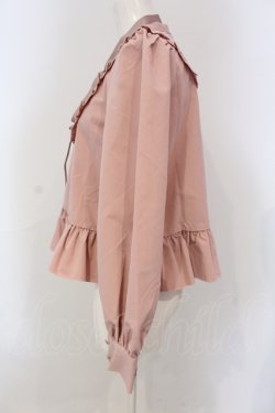画像2: FLC / 皆方由衣コラボペプラムブラウス M ピンク O-25-06-26-037-LO-BL-IG-OS