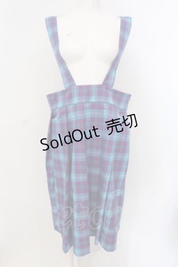 画像1: HEIHEI / 吊りスカート  ブルー O-25-06-26-040-PU-SK-IG-ZS