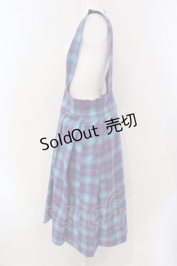 画像2: HEIHEI / 吊りスカート  ブルー O-25-06-26-040-PU-SK-IG-ZS