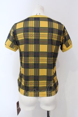 画像3: Hei Hei / チェックミニTシャツ  イエロー O-25-06-26-041-LO-TO-IG-OS
