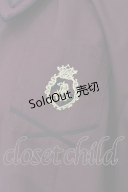 画像2: ALICE and the PIRATES / 星空POLICEネクタイ付きブラウス【ネクタイ欠品】 メンズ ワイン O-25-06-26-042-PA-BL-IG-OS