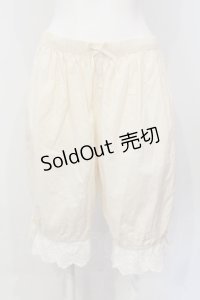 axes femme kawaii / コットンドロワーズ  生成り O-25-06-26-006-AX-PA-IG-OS