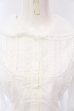 画像2: Victorian maiden / ピンタックセーラーカラーブラウス  シロ O-25-06-26-046-CL-BL-IG-OS
